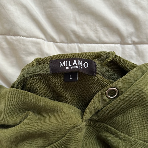 Green Milano Di Rouge Sweatshirt (has minor flaws seen in pictures) - Picture 8 of 8
